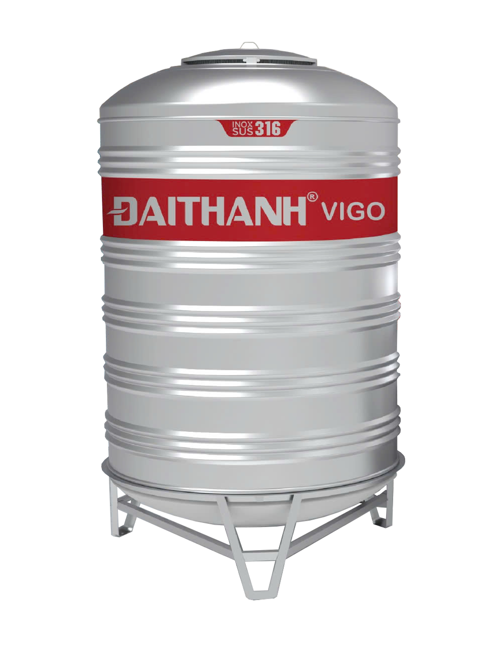 BỒN INOX 316 ĐẠI THÀNH 500L ĐỨNG