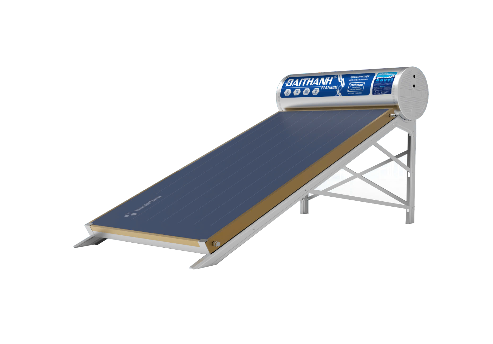 MÁY NĂNG LƯỢNG MẶT TRỜI TẤM PHẲNG 220L