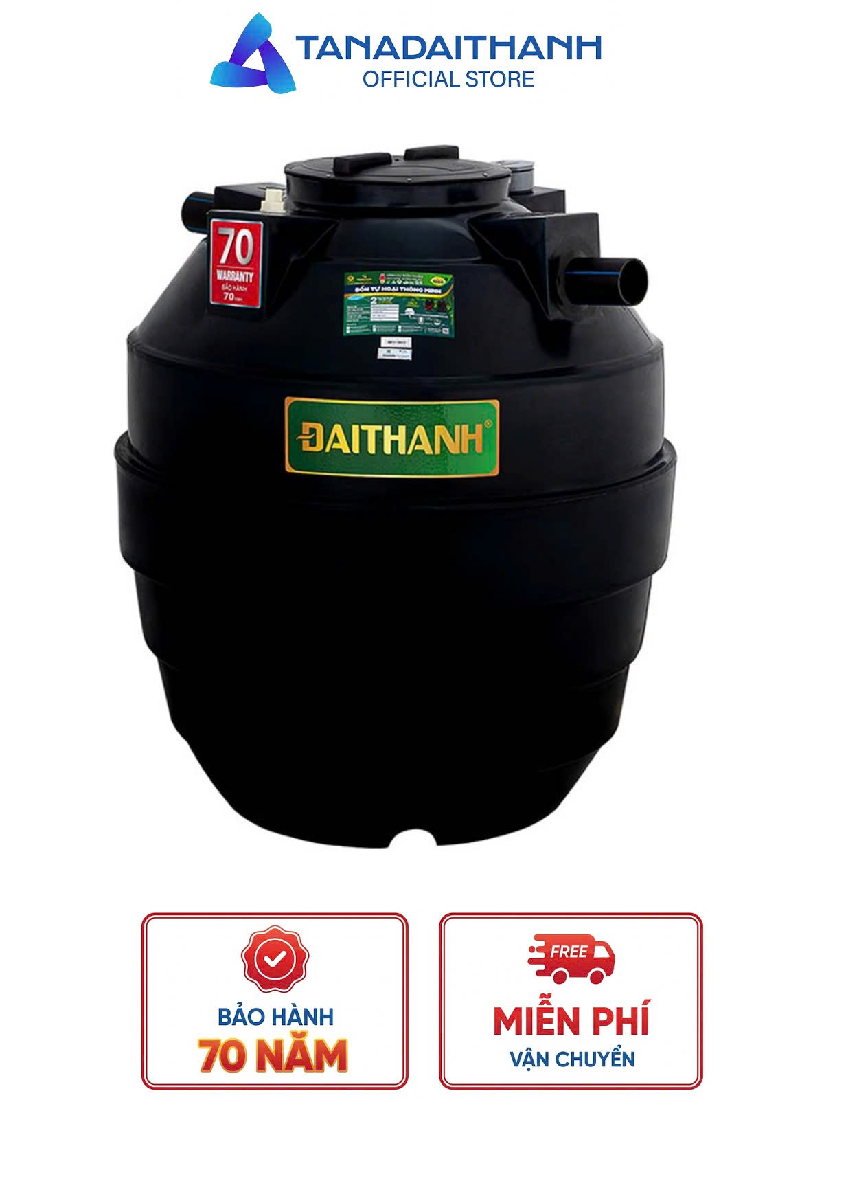Bồn tự hoại Đại Thành 2.000L